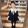 Girls Dress New Autumn Winter Warm Sweater Dress Children Princess Dress College Style Knitted Baby Dress