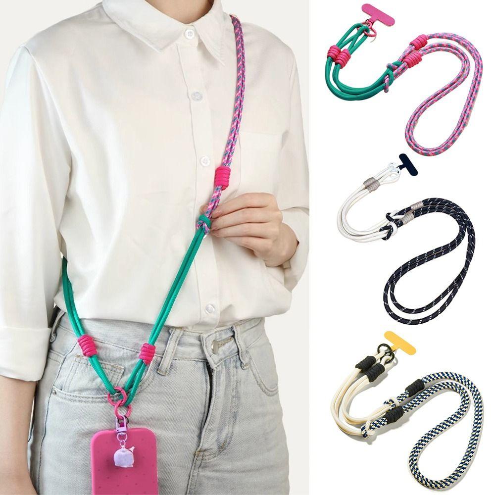 With Patch Phone Lanyards Adjustable Mobile Phone Straps New Hanging Cord Strap