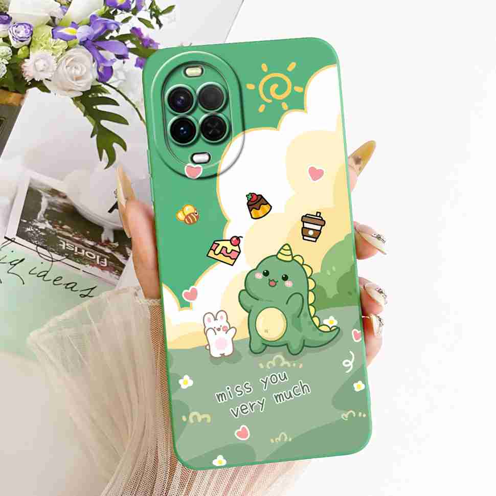For Huawei nova 15 5G PSN-AL00 Case Cute Panda Rabbit Silicone Full Protcetion Cover For Huawei nova15 Nova 15 6.7" Bumper Shell