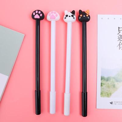 Креативная ручка Cat Head Cat Claw Neutral Pen Черная ручка для воды Ручка для подписи студента