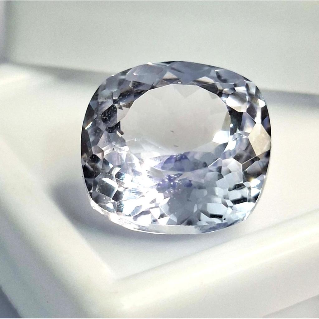 Cushion Cut Natural Light Blue Tanzanite 10-12 Ct Beautiful Certified Gemstone