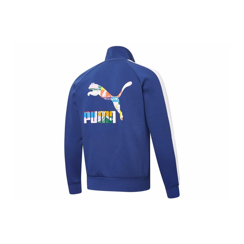 Puma Спортивная куртка-олимпийка 'Сине-белая' Мужская 531290-12