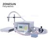 ZONESUN ZS-DP621W Semi automatic Liquid Weighing and Filling Machine Edible Oil Milk  Diaphragm Pump Water Bottle Filler