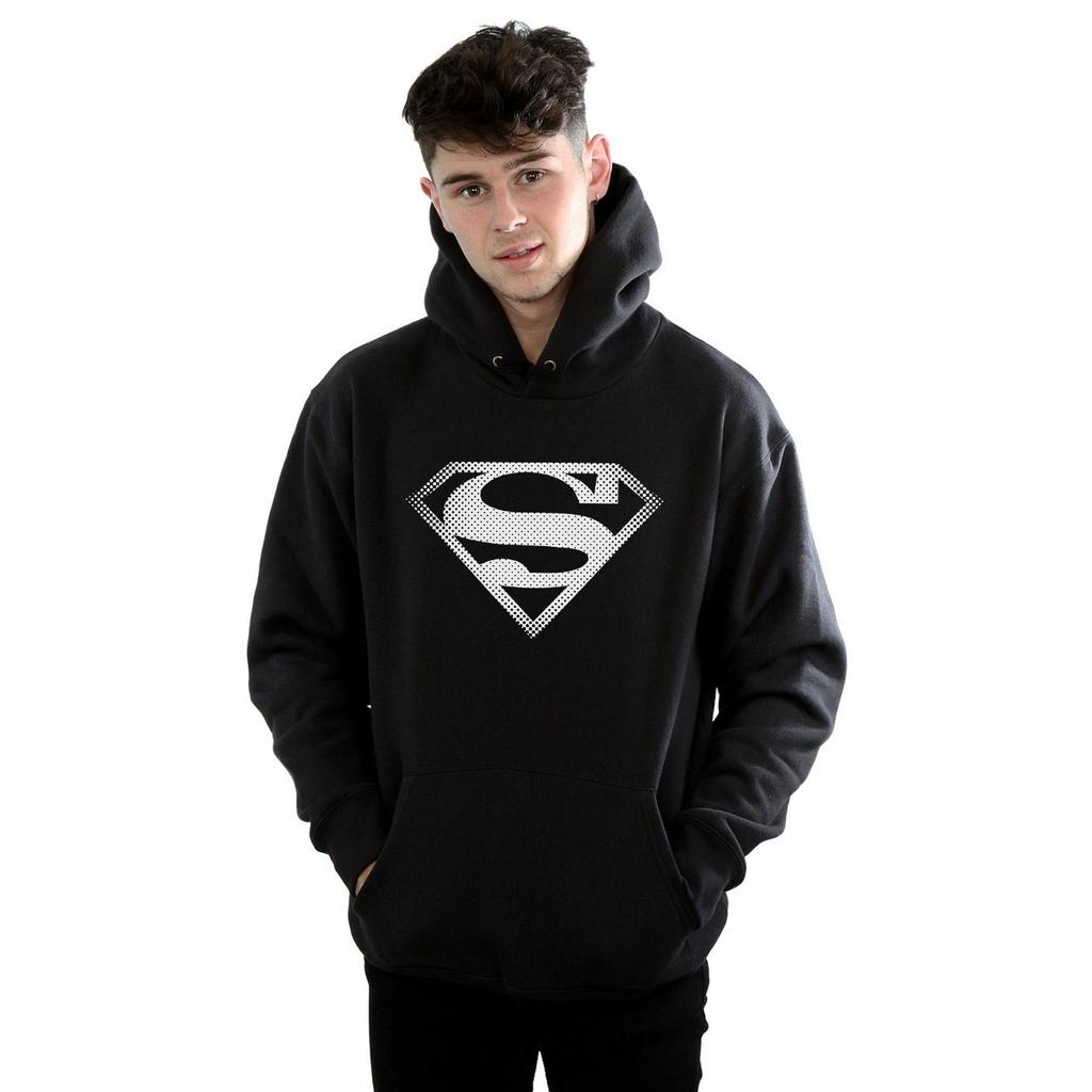 DC Comics Mens Superman Spot Logo Hoodie