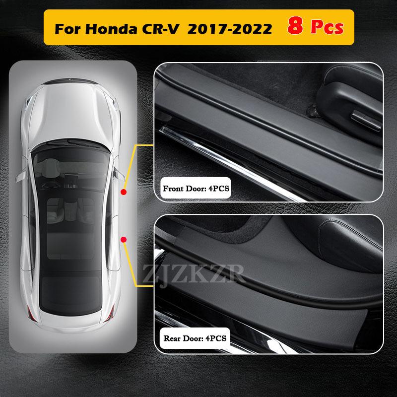 Для Honda CR-V CRV 2012-2025 Автомобильные наклейки на пороги, Защитные накладки на панель багажника, Декоративные элементы кузова с защитой от царапин