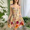 Women's Summer Three-dimensional Flower Embroidery Wrap Hip Sexy Dresses