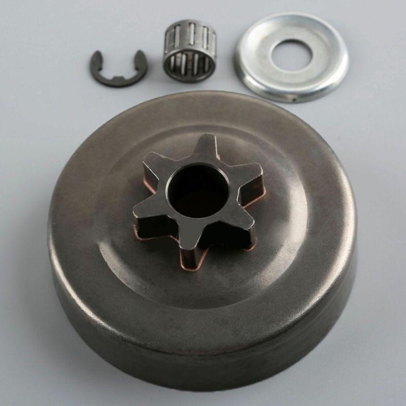 Звездочка барабана сцепления 3/8 "6T E-Clip с шайбой для деталей бензопилы STIHL MS170 180