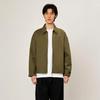 Fear of God Essentials Textured Nylon Trucker Jacket Military Men Outerwear Green 202BT246385F
