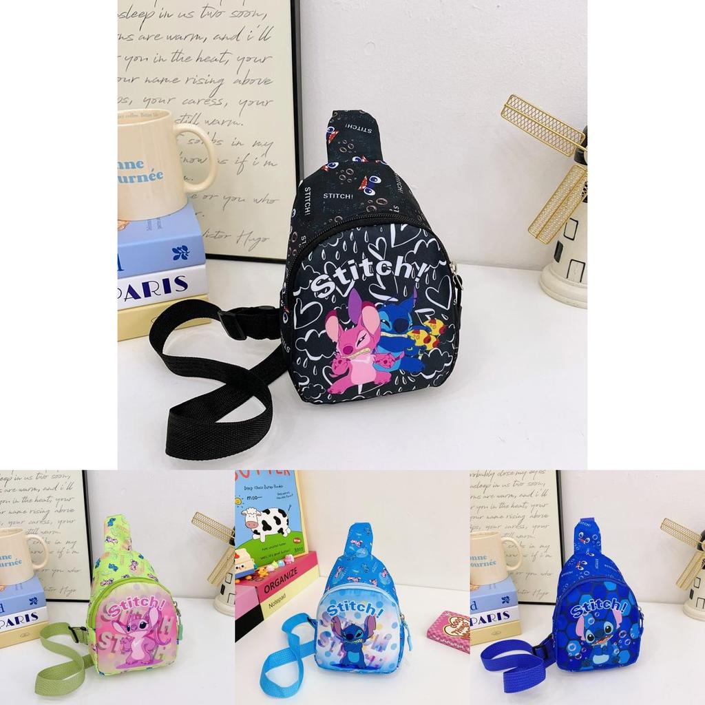 Мини-сумка через плечо Stitch для детей из прочного нейлона для дошкольников