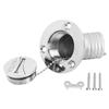 Boat Deck Filler with Key Cap Marine Stainless Steel Hardware for Yacht RV 45 Degrees 1.5in 38mm