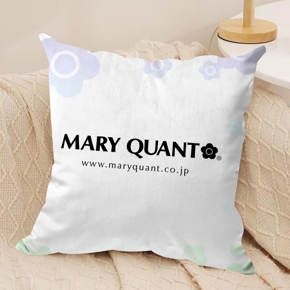 Cool MMary QQuant Cushion Cover Short plush Doublesided Print Square Throw Pillow Covers Sofa Home Cushion Decor