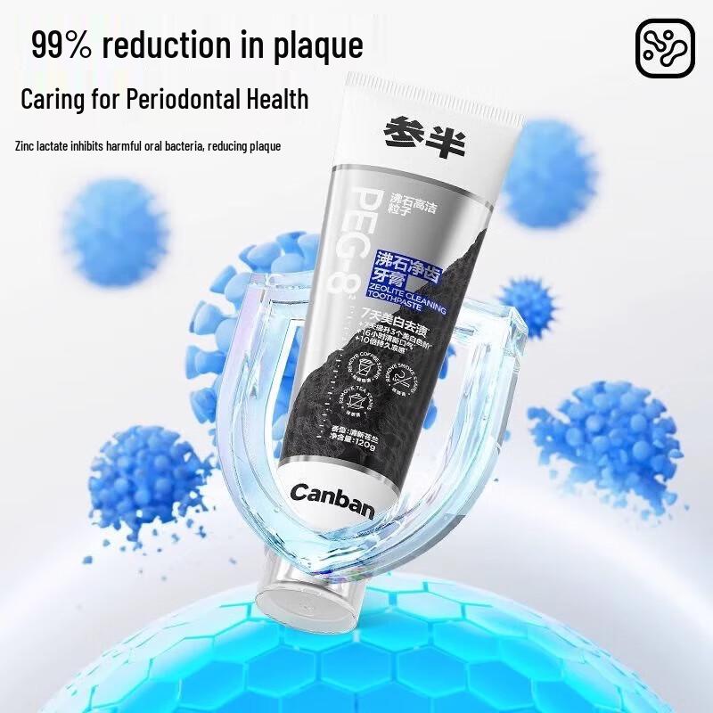 Зубная паста Cansan Zeolite для удаления пятен