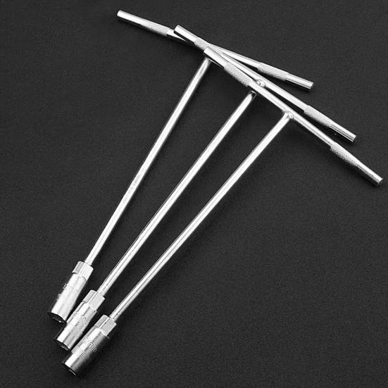 Сильная прочность, большой крутящий момент, высокая твердость, Т-образный ключ, антикоррозийный внешний шестигранный стальной гаечный ключ, автоматический инструмент