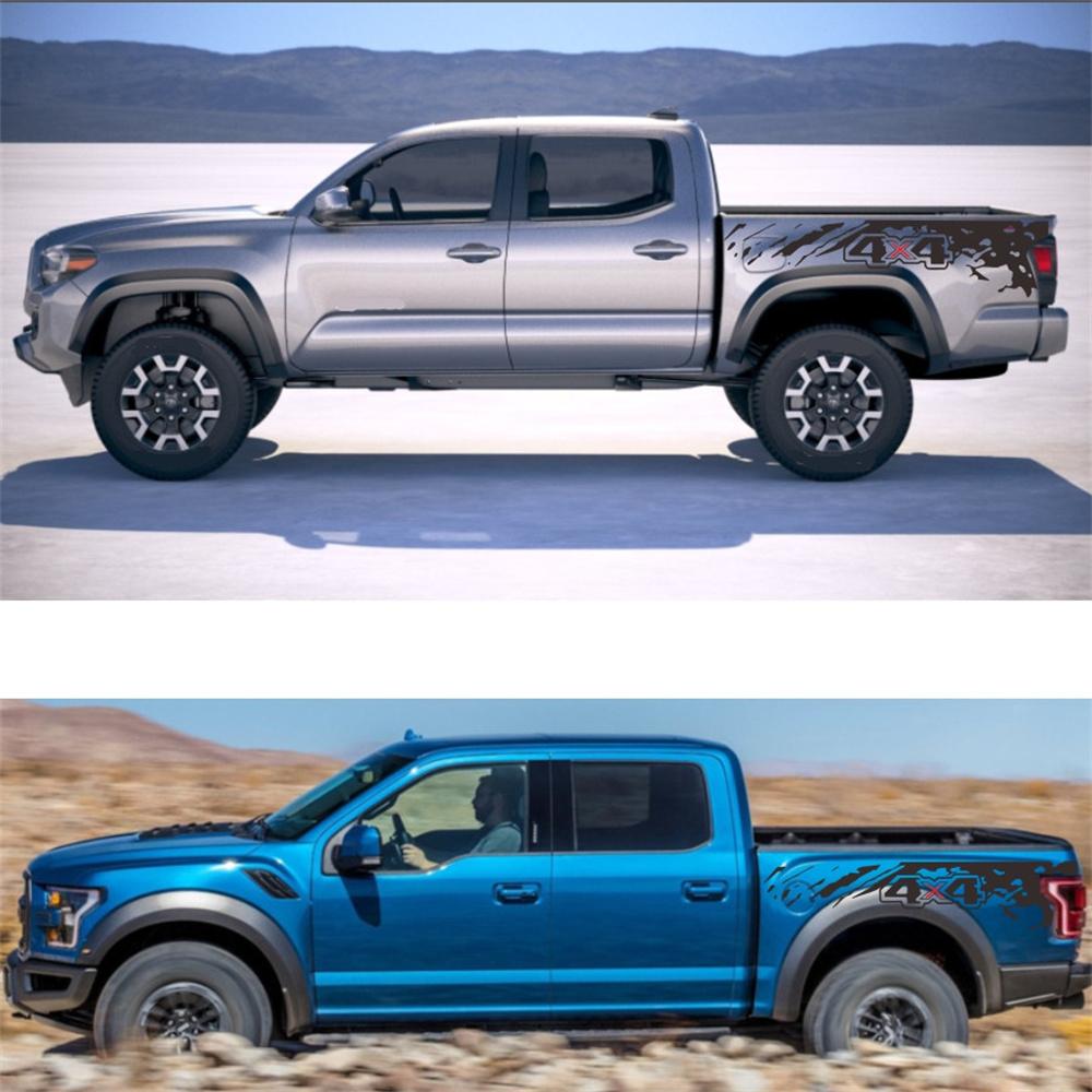 Наклейка на автомобиль, Крышка багажника, Боковая наклейка Для Mitsubishi L200 Triton, Nissan Navara, Ford F150, Универсальная