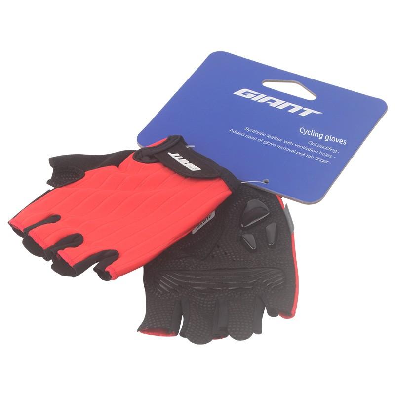Giant Youth Series Youth Half-Finger Gloves, Anti-Wear, Shock-Absorbing, Comfortable and Breathable Bicycle Short-Finger Gloves