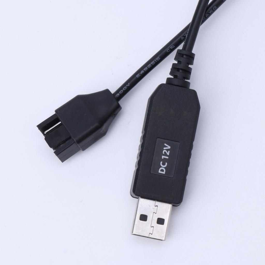 Кабель-адаптер питания USB на 4-контактный разъем для ПК-вентилятора с оплеткой, повышающий напряжение 12 В/5 В, USB A папа/маленький 4-контактный, 30/50/100 см