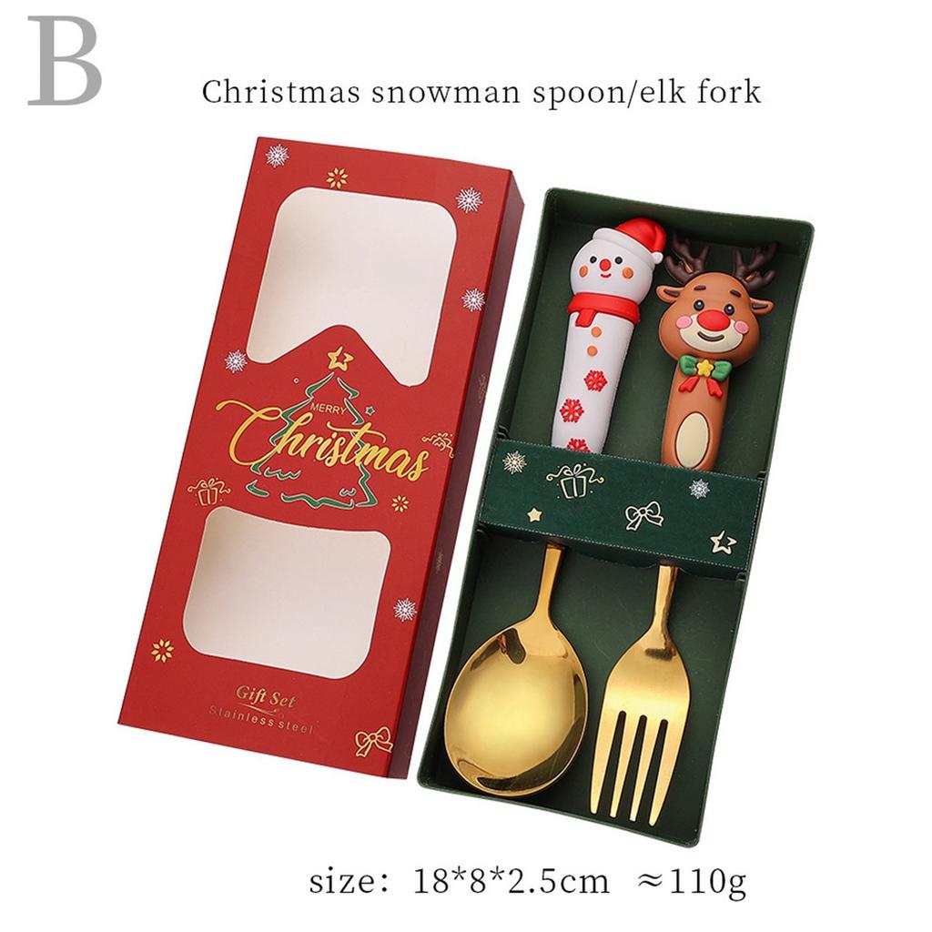 Рождественский набор ложки и вилки