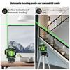 Multifunctional 4D 16 Lines Laser Level 3° Self-leveling Machine USB Rechargeable Lithium Battery Leveling Tool with Vertical