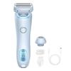 2-в-1 женская электробритва USB перезаряжаемая водонепроницаемая портативная дорожная бритва для лица, тела, зоны бикини, рук, ног, эпилятор, триммер