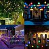 20/50/100Balls Garden Solar Lights 8 Modes Waterproof String Lights Outdoor Fairy Lights Globe Crystal Balls Decorative Lighting for Garden