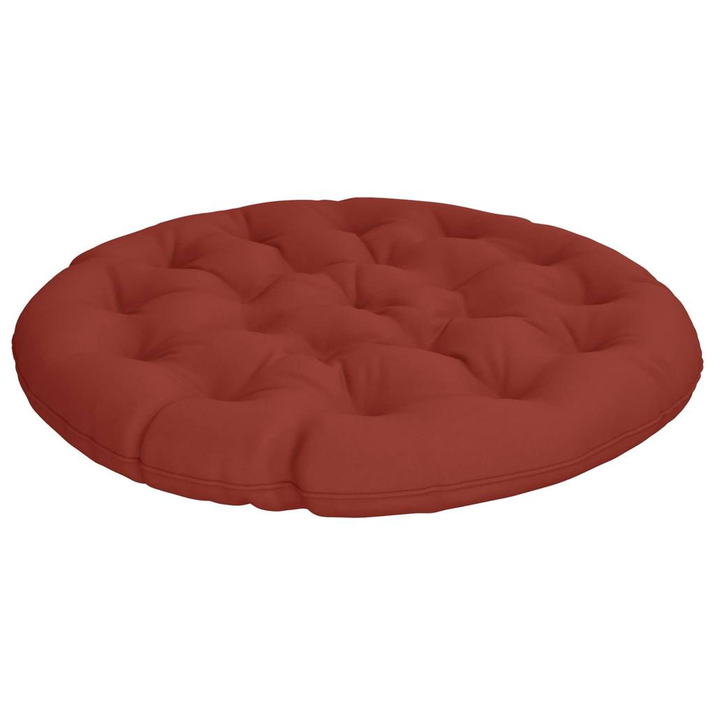 Papasan Chair Cushion VIANEN 100percent Polyester Red Ø 100 x 12 cm