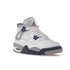 Air Jordan 4 Retro GS Midnight Navy Kids Sneakers White Light-Smoke-Grey Fire-Red 408452-140