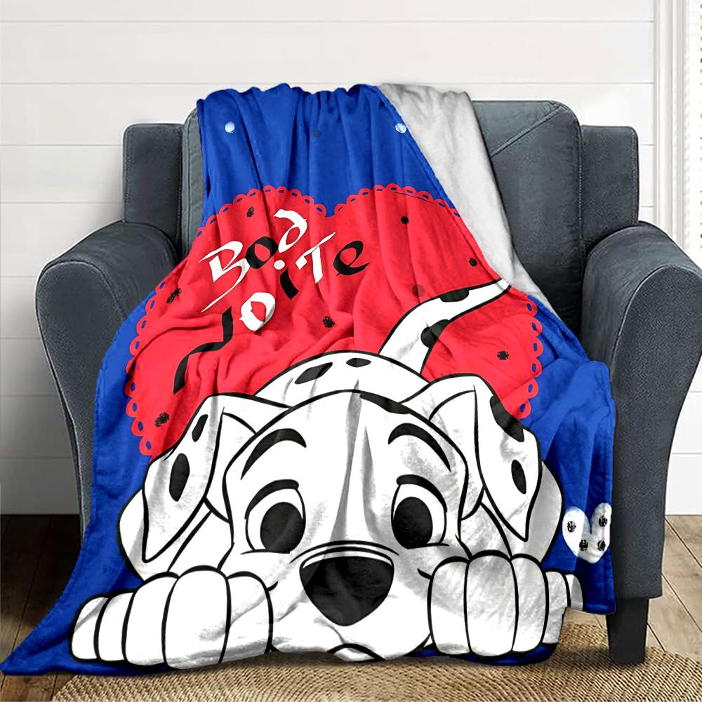 Good Night Dalmatian Blanket Soft Throw Blanket For Home Bedroom Bed Sofa Travel Office Solid Christmas Blanket