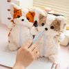 Plush Dog Doll Stationery Bag Corgi Little Dog Pen Pouch Ins Little Dog Doll Pencil Bag  Stationery
