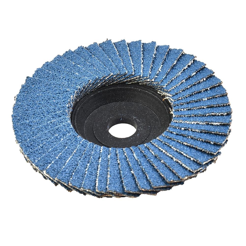 Blue Grinding Wheel Flap Discs Hole 10mm Sanding Discs