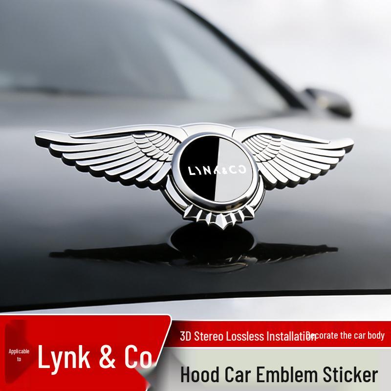 Наклейка-эмблема двигателя автомобиля Lynk & Co для моделей 01/03/06/08/900/07/z20