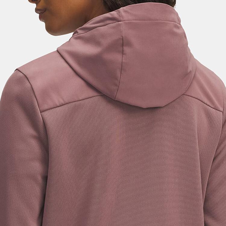 Under Armour Толстовка с капюшоном на молнии, удобная спортивная повседневная флисовая куртка с длинным рукавом, женские куртки 1378850-651