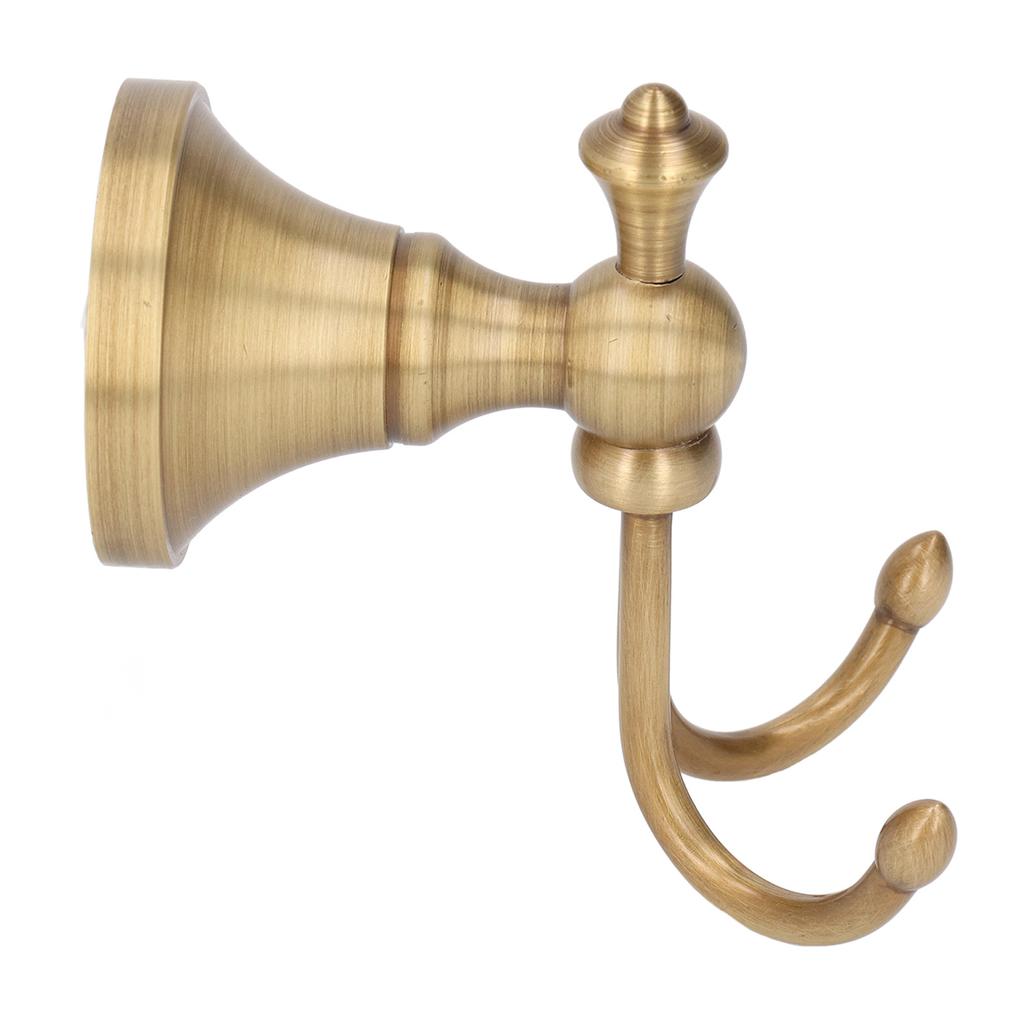 Винтажные крючки для полотенец, вешалки, вешалка для одежды в ванной, вешалка для халата, прочная, настенная, медная и