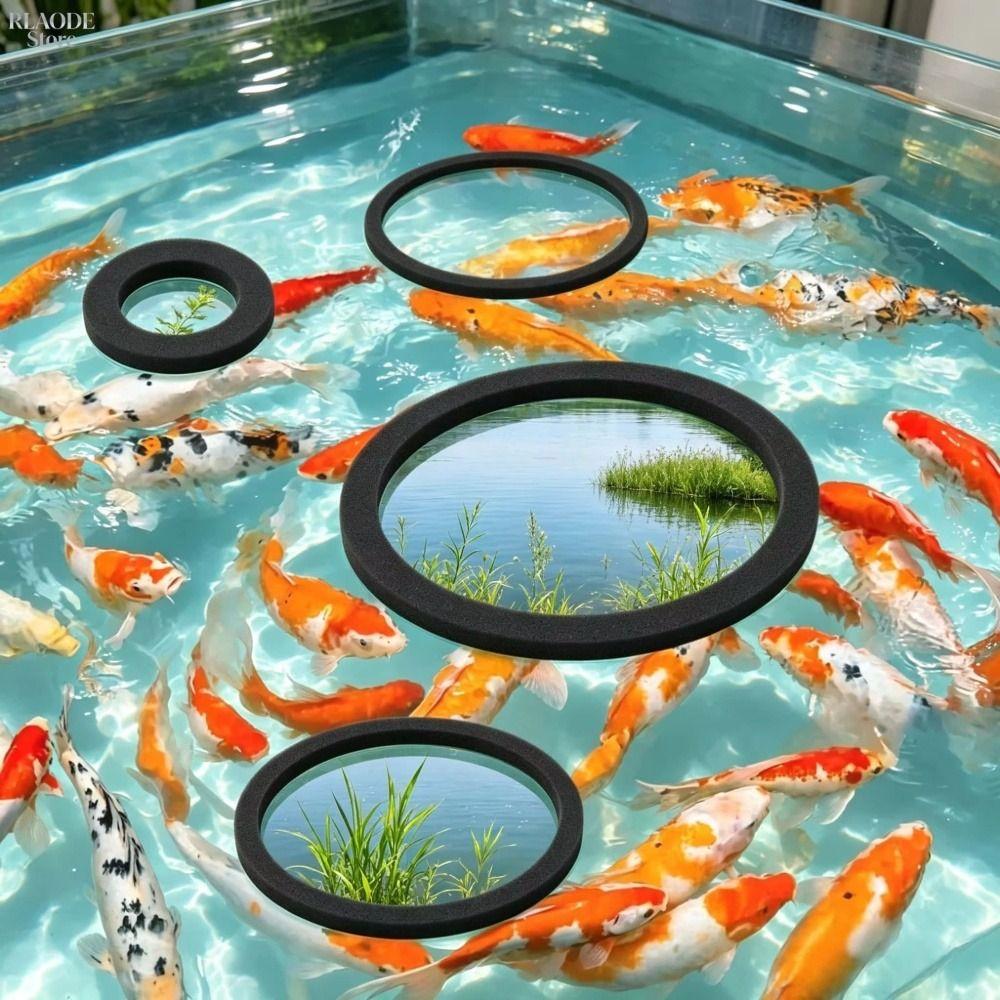 3Pcs/set Black Color Aquarium Floating Ring for Aquarium Duckweed Interception