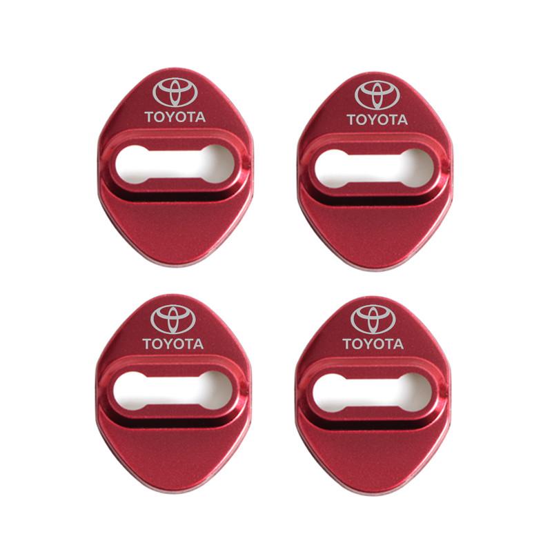 ANP1 Для Toyota Vios Corolla Rav4 Auris Camry Yaris Автомобиль Нержавеющая сталь Накладка на замок двери chr Avensis Land Cruiser FJ наклейка защита