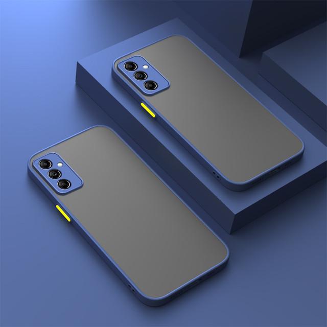 Для Samsung Galaxy A54 A34 A14 5G A04 прозрачный матовый чехол для Samsung A 54 34 14 противоударный силикон + жесткий чехол из поликарбоната