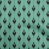Cotton Flex Dusty Teal Green Fabric Asian Ikat Sewing Craft Projects Fabric Prints By Yard 40 Inch