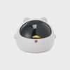 Home Cat-Shaped Desktop Trash Can with Lid for Office and Student Storage