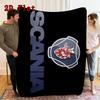 Scania 2D Flat Pattern Flannel Blanket High quality All Seasons Warmth and Comfort Perfect for Christmas Gifts.DMT0925458