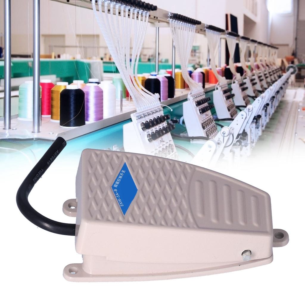 BERM Педальный переключатель Нескользящий алюминиевый сплав Ножной педальный контроллер AC380V DC220V