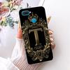 Прозрачный чехол-бампер для Oppo A12, роскошная корона, эстетичный, буквы от A до Z, 2D плоский узор, мягкий корпус для Oppo CPH2083 CPH2077