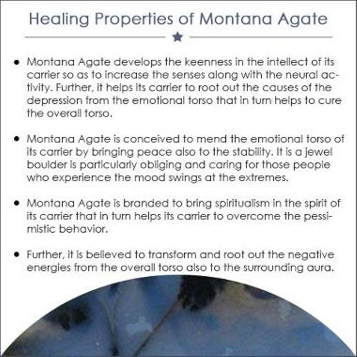 Montana Agate Gemstone 925 Sterling Silver Jewelry Earring 1.81"