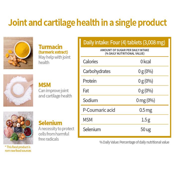 Atomy Турмацин МСМ 725мг*128таблетки ЗДОРОВЬЕ