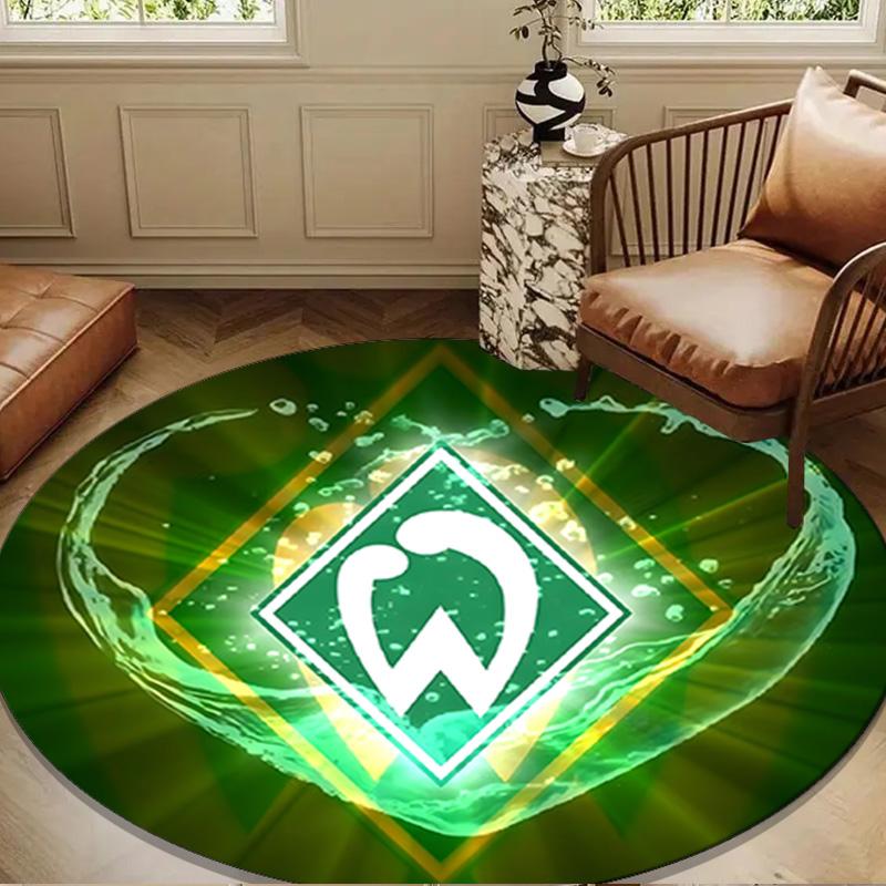 Green Werder Symbol Round mat Home Decor, Chair rug For livingroom,Bedroom, doormat home decor Birthday Gift Christmas Gifts