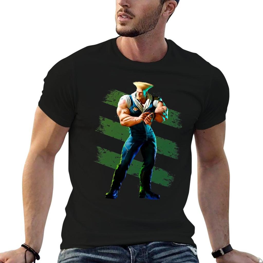Street Fighter Guile TShirt Big Size Daily Wear TShirt