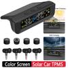 Solar Wireless TPMS High Precision Wireless Tire Pressure Monitoring System with External/Internal Sensor Tire Pressure Alarm
