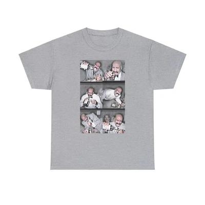 Unisex Steve Harvey Print Crew Neck Heavy Cotton T Shirt