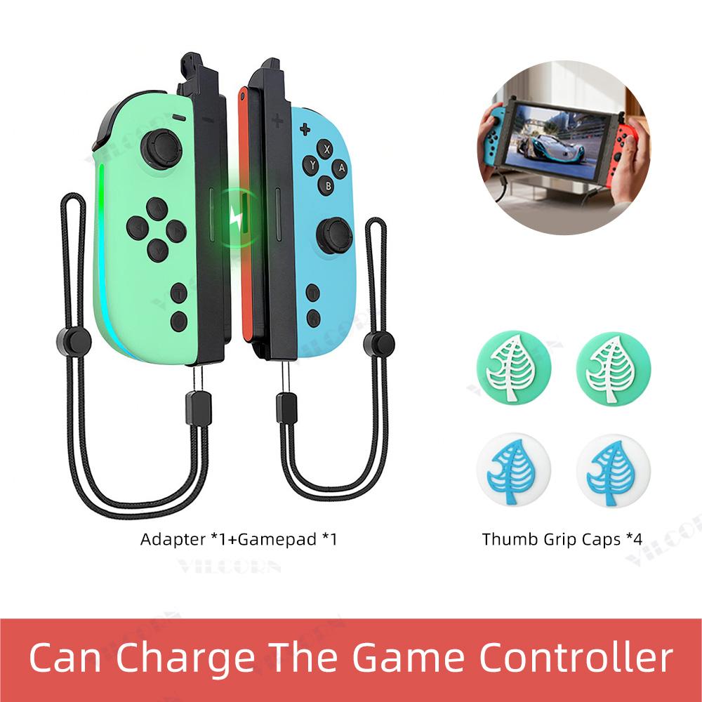 Magnetic RGB Joypad Controller for Switch 2 Compatible Console with Wrist Strap