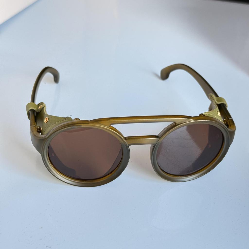 Polarized Night Vision Wind & Sandproof Retro Cycling Aviator Sunglasses for Driving, Hiking, and Climbing