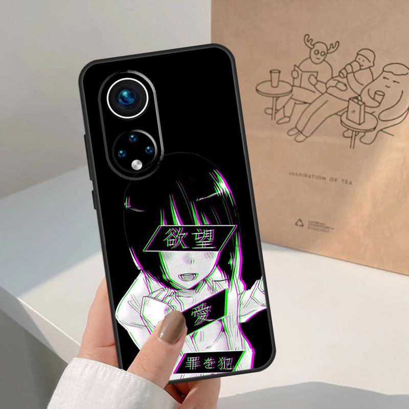 ГРУСТНАЯ ЯПОНСКАЯ АНИМЕ ЭСТЕТИКА Чехол для Honor Magic 8 Pro 7 6 5 Lite Для Honor Win RT 200 400 50 70 90 X8b X9a X9b X9c X9d