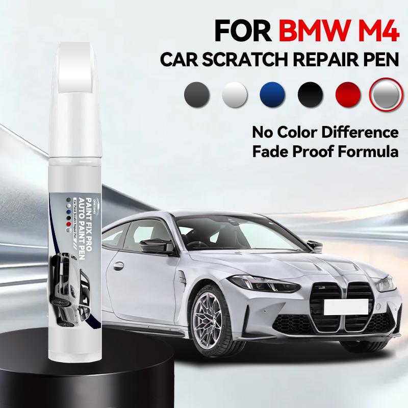 For BMW M4 Car Paint Repair Pen Touch Up Scratch Remover DIY Auto Accessories Black 475 Blue P5T Gray B39 Gray C4W White